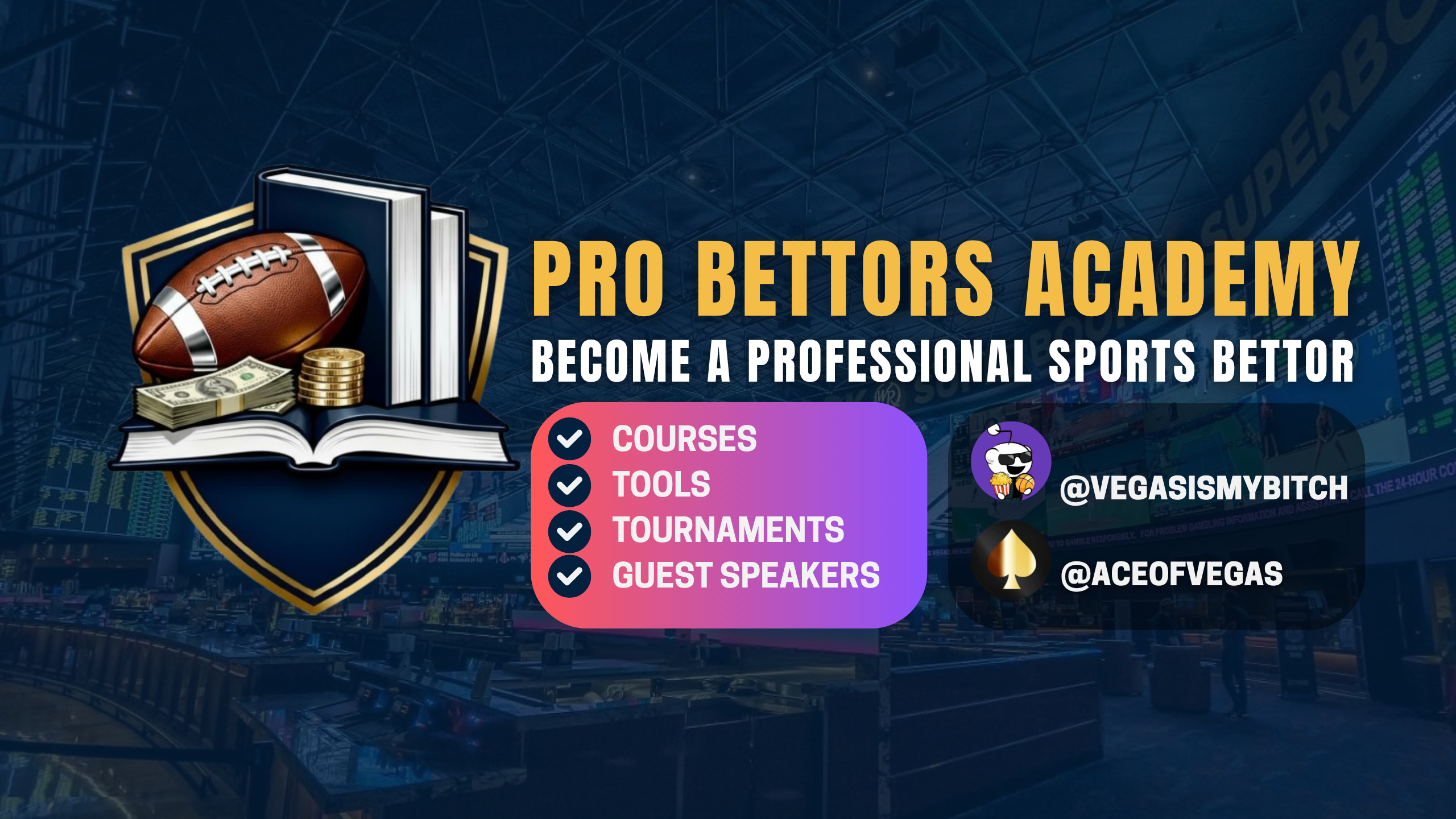 Pro Bettors Academy Dashboard Templates